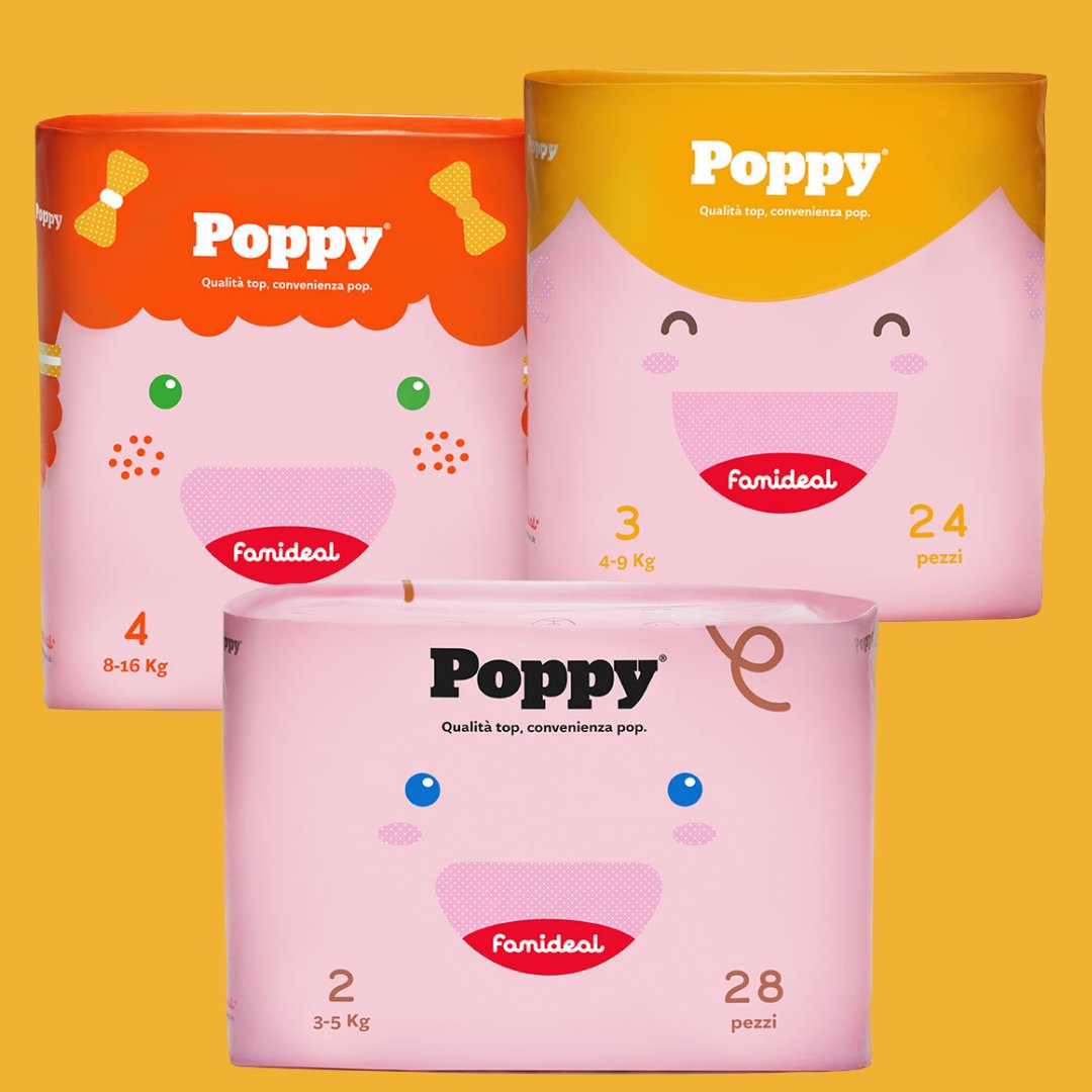 👶 Continua la PROMO PANNOLINI POPPY! 
30€ per tutte le  taglie, spedizione gratuita inclusa! 

OFFERTA VALIDA FINO AD ESAURIMENTO SCORTE.
#poppy #famideal #bimbi