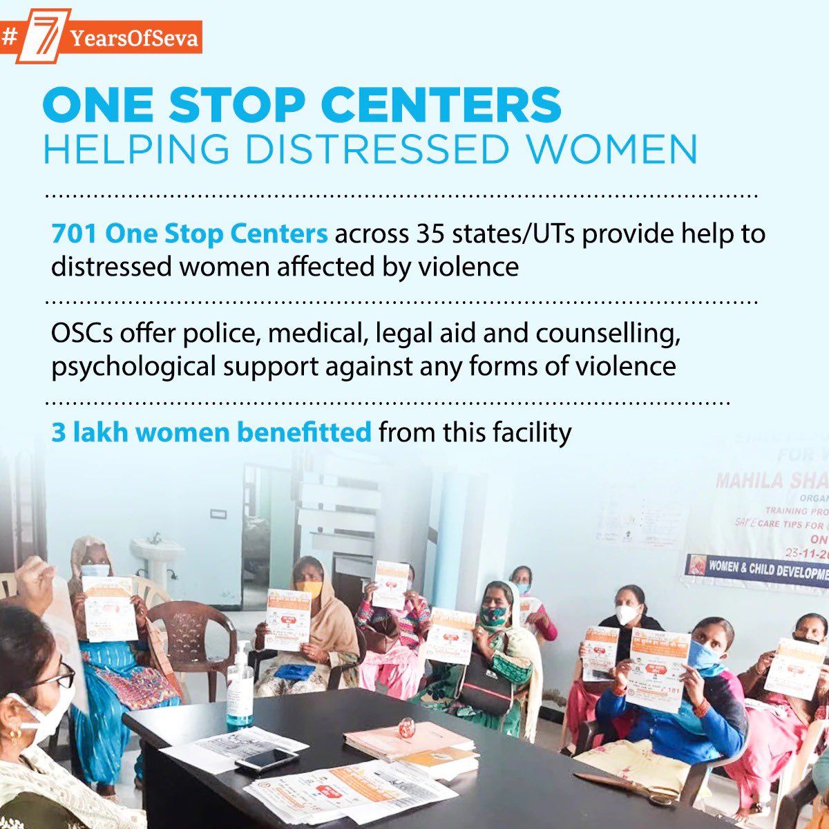 One Stop Centers helping distressed women.

#NariShakti4NewIndia