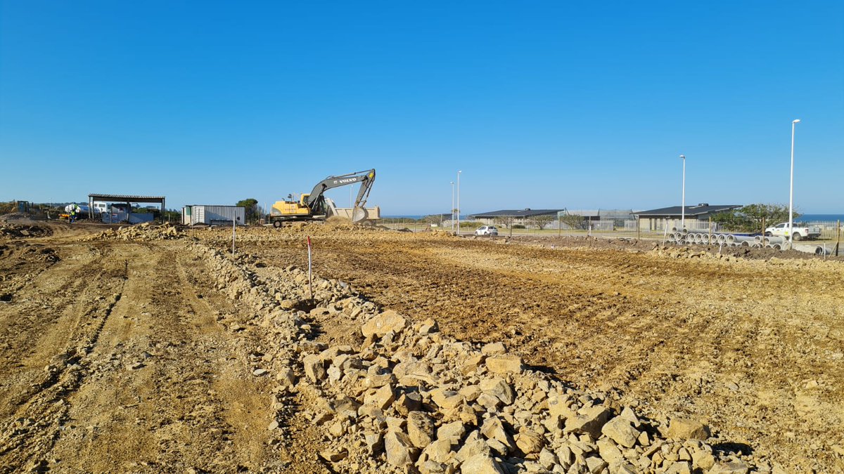 Breaking ground on 9 June 2021 as construction starts at the vanadium electrolyte plant located at the East London IDZ in Eastern Cape, South Africa. A partnership between Bushveld Energy and the <a href="/IDCSouthAfrica/">IDC South Africa</a>  
#Energystorage #VRFBs #Vanadium
