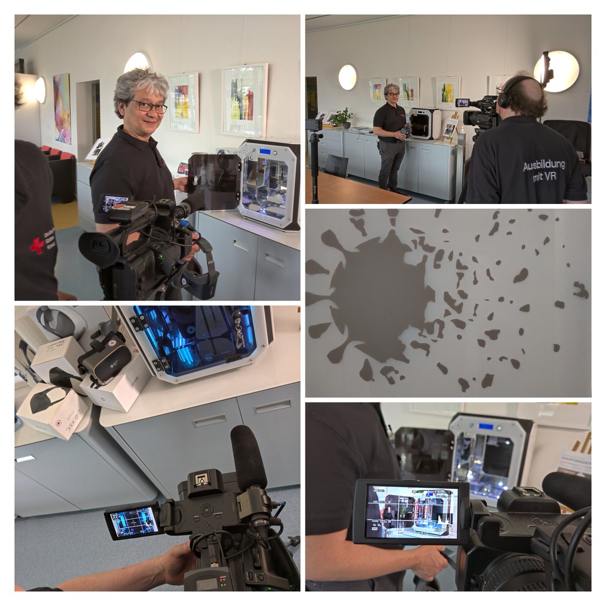 #Cleanbox 2.0 - UV-C - 360° - Desinfektion von #VR Headset + Controllern in 2 Minuten. 
Die Kollegen drehen noch 2-3 Produkt-/Erklärvideos. 

Nächste Woche geht es los...

<a href="/DRK_KV_Herford/">DRK KV Herford-Stadt e.V.</a> <a href="/RTW_Simulator/">RTW-Simulator</a> @KHWE_de <a href="/XR_Co_WorkSpace/">XR Co-Working Space</a>