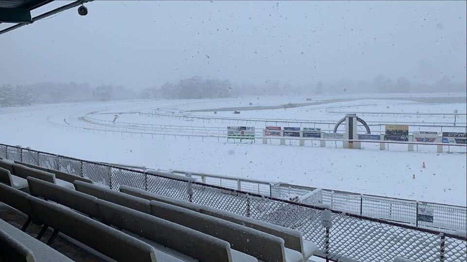 antsharwood's tweet photo. They have a bit of a break in the calendar at @RacingOrange2 each winter, and this is why.

Next horse races Sept 21. Sled races only today! @weatherzone story on the Central West and Blue Mts snowfalls here https://t.co/UldaoH6emH https://t.co/48dlyu17EE