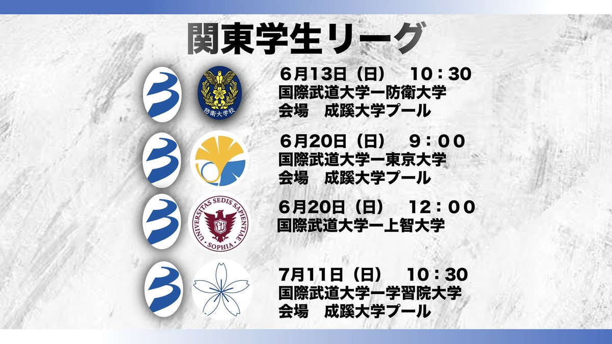 国際武道大学 水球部 Ibu Waterpolo Twitter