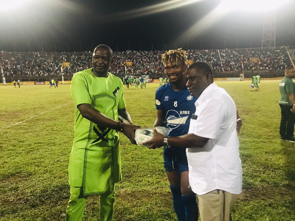 Congratulations 🎉 MAN OF THE MATCH 😛💙Mamoud Fofanah aka LAMPARD 🏟️⚽️💙.......