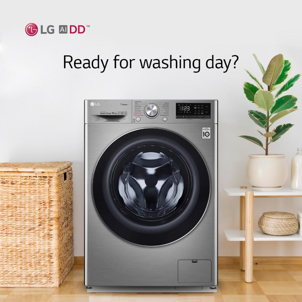 LGSouthAfrica's tweet photo. It’s #WashingDay – a day that truly puts your #Laundry skills (and strength) to the test 😅. 

Do you have a game plan for tackling your overflowing laundry basket? Share your best tips and tricks with us 🙏. 

#LGLifesGoodAtHome #HealthyHome #LGCreatingBeautifulSpaces #Vivace https://t.co/DsXgeoyz0C