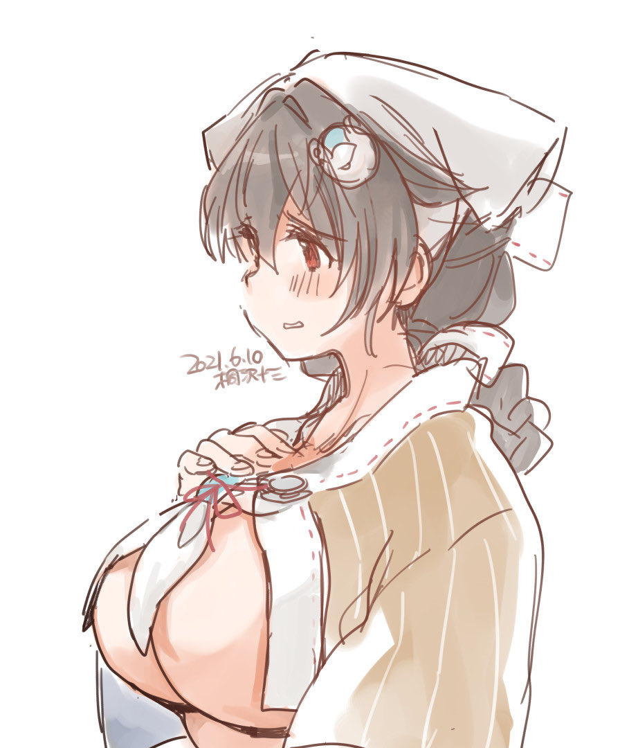 迅鯨(艦隊これくしょん) 「なにがどうしてそうなったんだ迅鯨ちゃん。 」|桐沢十三🐐元構造解析全7巻発売中🐹のイラスト