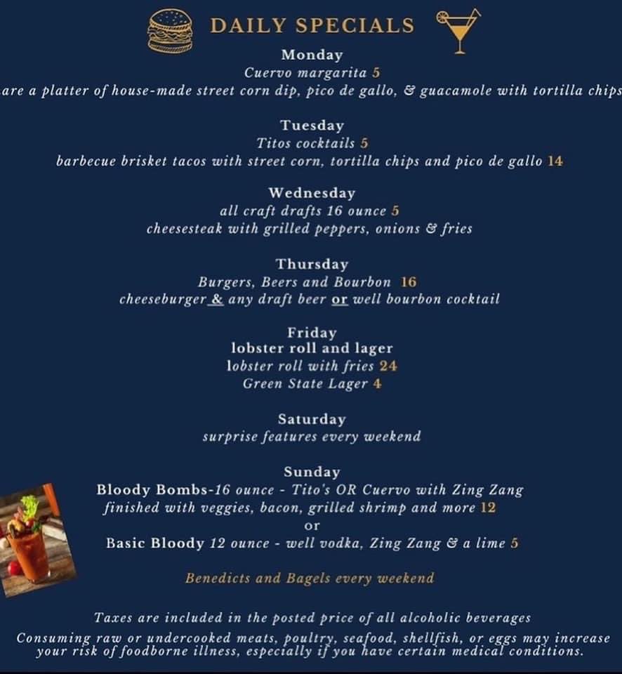Midd_Dining's tweet photo. drink + food specials on campus?? yup, tavern on the tee is open 👇 https://t.co/d4KdGmYUwZ https://t.co/dqxYtG5KJM