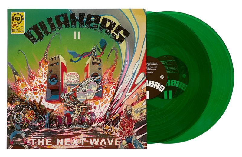 RealKatalyst's tweet image. Limited edition translucent green vinyl has landed. The 1st color sold out day of release so don’t sleep. Online now at @stonesthrow @quakersbeats