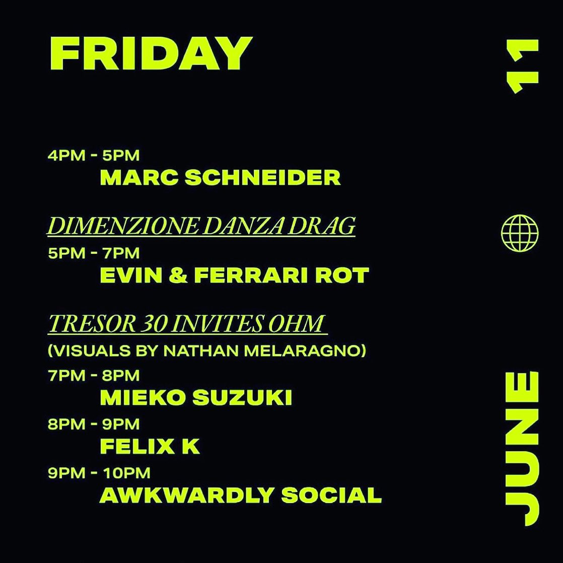 So Excited to be doing visuals with <a href="/TresorBerlin/">TRESOR</a> for HOR Radio Takeover this Friday