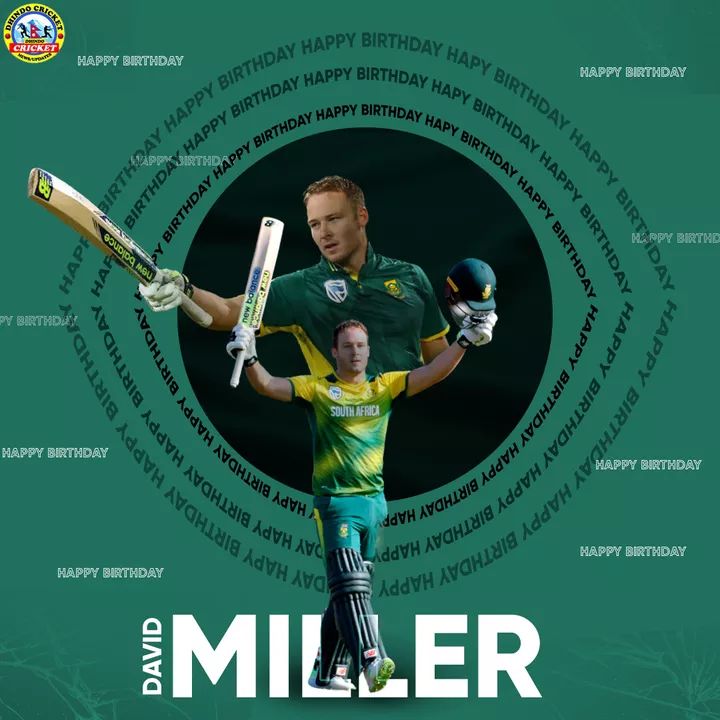   the fastest century in a T20I  Commonly Know as Miller -The Killer 
Happy 32th Birthday David Andrew Miller  