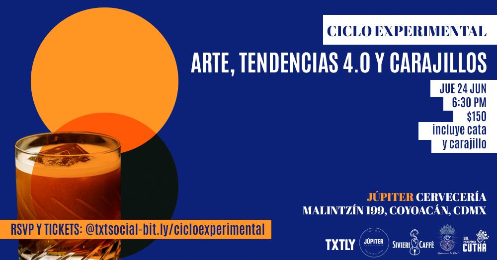 #cicloexperimental Acompañenme el próximo 24 de Junio a esta gran experiencia <a href="/tannigld/">tania gold</a> <a href="/gallodeorodf/">gallodeorodf</a>