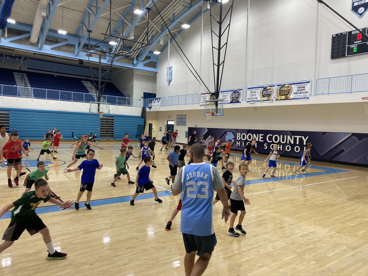 Getting after it today on day 3 of camp!  Guys were all in today and the competitiveness was through the roof!  Great day of camp on day 3! #FutureRebels