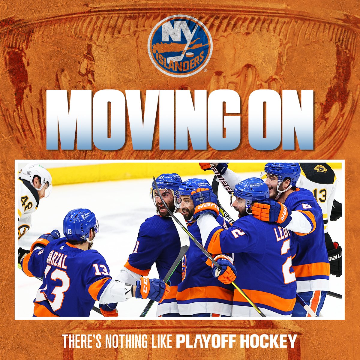 NBCSportsHockey's tweet photo. The @NYIslanders are headed to the #StanleyCup Semifinals! 🦞

#Isles https://t.co/FZcG7sqiU2