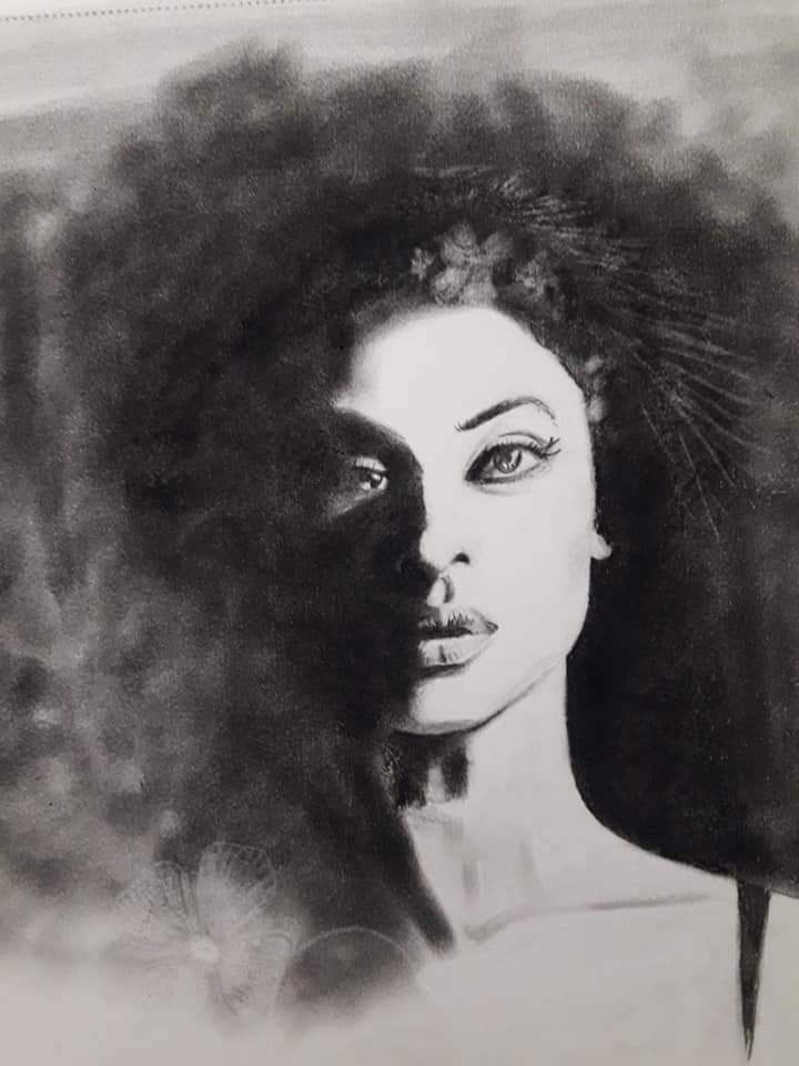 rajnigandha95's tweet photo. My #Charcoal work....
#ArtistOnTwitter #Art #charcoalwork #blackandwhite # https://t.co/HJ8XHqdowY