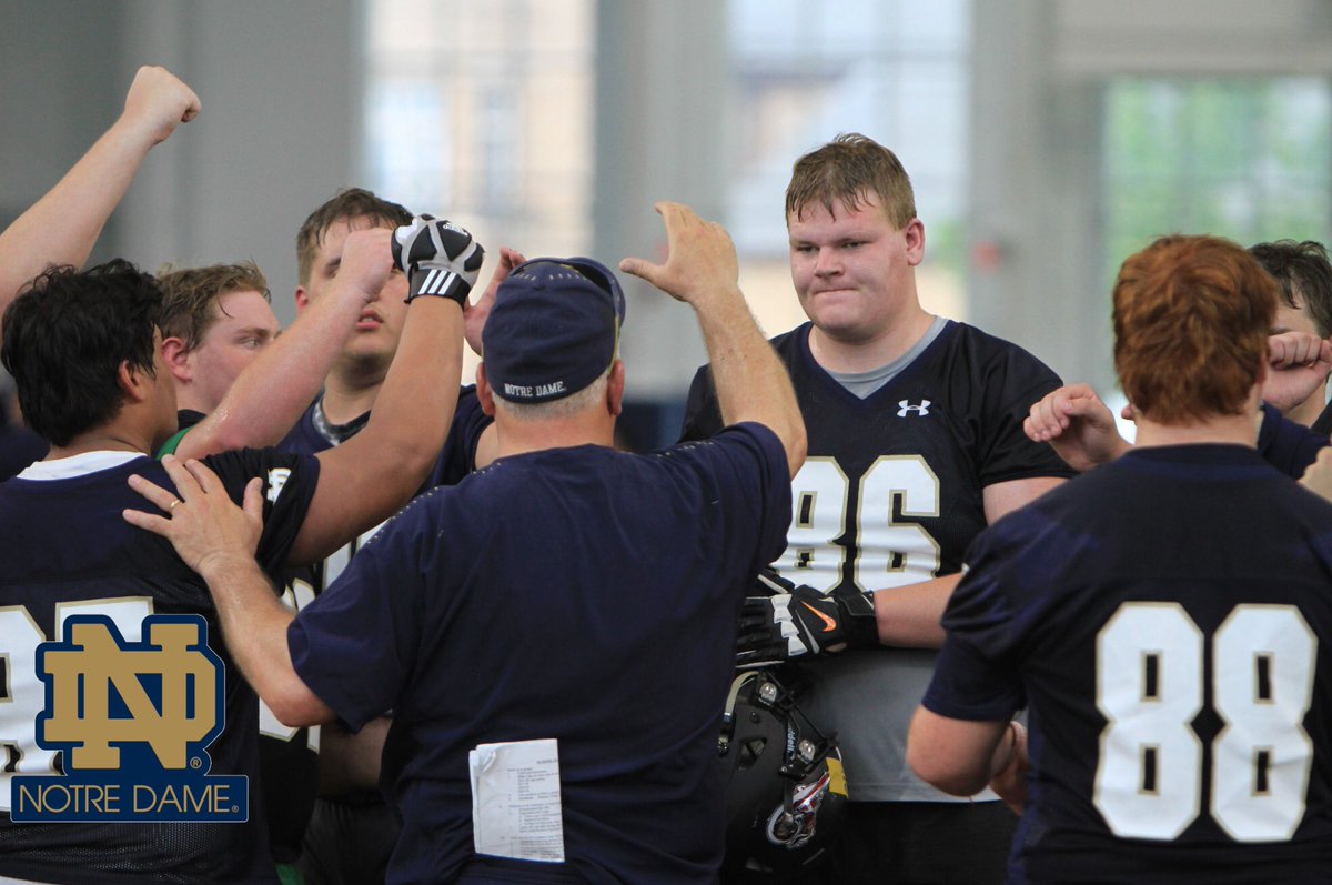 Had great time working with coach <a href="/CoachJeffQuinn/">Jeff Quinn</a> <a href="/CoachTMendelson/">Trevor Mendelson</a> <a href="/NDFootball/">Notre Dame Football</a> thank you for the opportunity <a href="/CoachBrianKelly/">Brian Kelly</a>