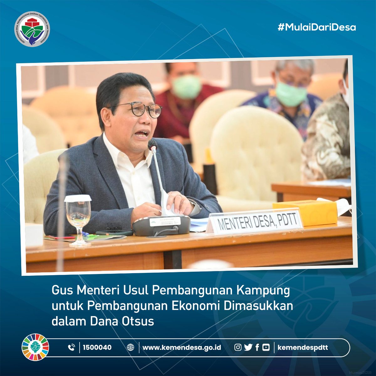 kemendespdt's tweet photo. Kemendes PDTT memfokuskan pada pengelolaan keuangan #DanaDesa yang bersumber dari APBN dan memadukan dengan kebijakan lokal yang diambil oleh Pemerintah Daerah utamanya di Provinsi Papua Barat.

#SDGsDesa
#DesaBisa
#MulaiDariDesa
#KemendesPDTT https://t.co/x12q3rhTjo