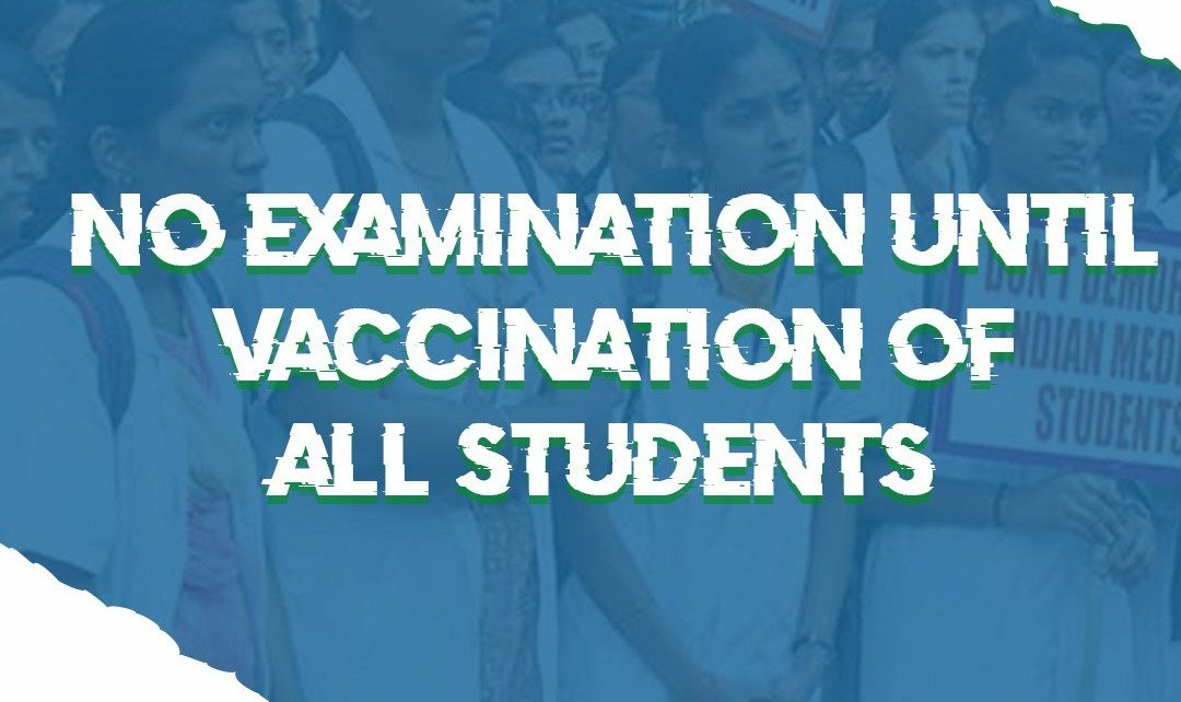 digiaura_in's tweet photo. 🙏RETWEET MAX🙏

NO COMPETITIVE EXAMINATION UNTIL VACCINATION OF ALL STUDENTS 

#JEE
#caexams
#NEETUG2021 
#COVISHIELD 
@DrRPNishank https://t.co/0Z8CeaR41F