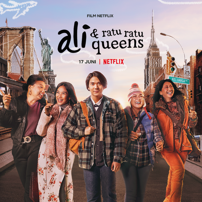 NetflixID's tweet photo. Ada banyak jalan menemukan keluarga; jalan darat, jalan udara, jalan kaki, jalan-jalan (bercanda). Jalan apa yang ditempuh Ali untuk menemukan keluarganya? Tonton #ARRQ👑 di Netflix, 17 Juni 2021