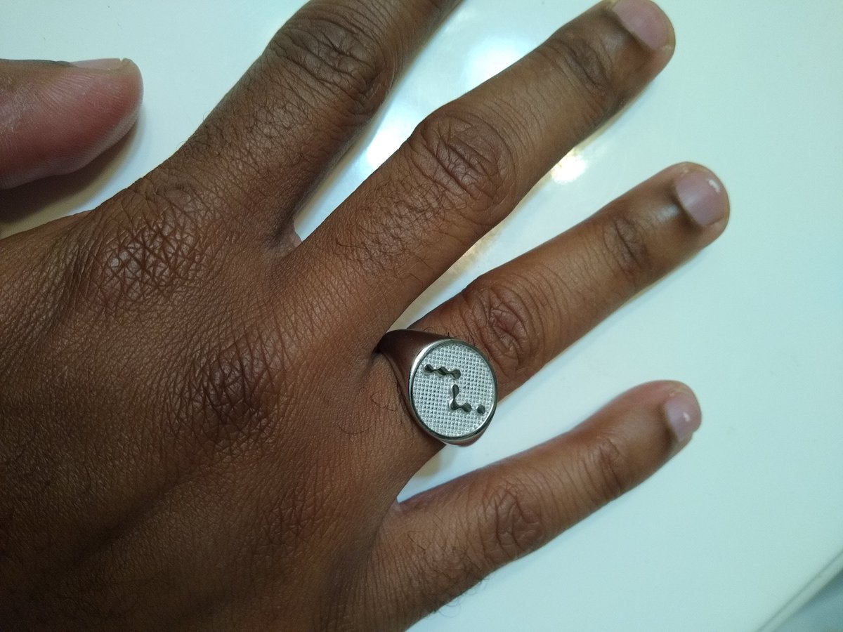 patrickluberus's tweet photo. Got my $Nano ring! Paid for with Nano of course 🥦😉 #cryptocurrency https://t.co/c4ZgVu4y22