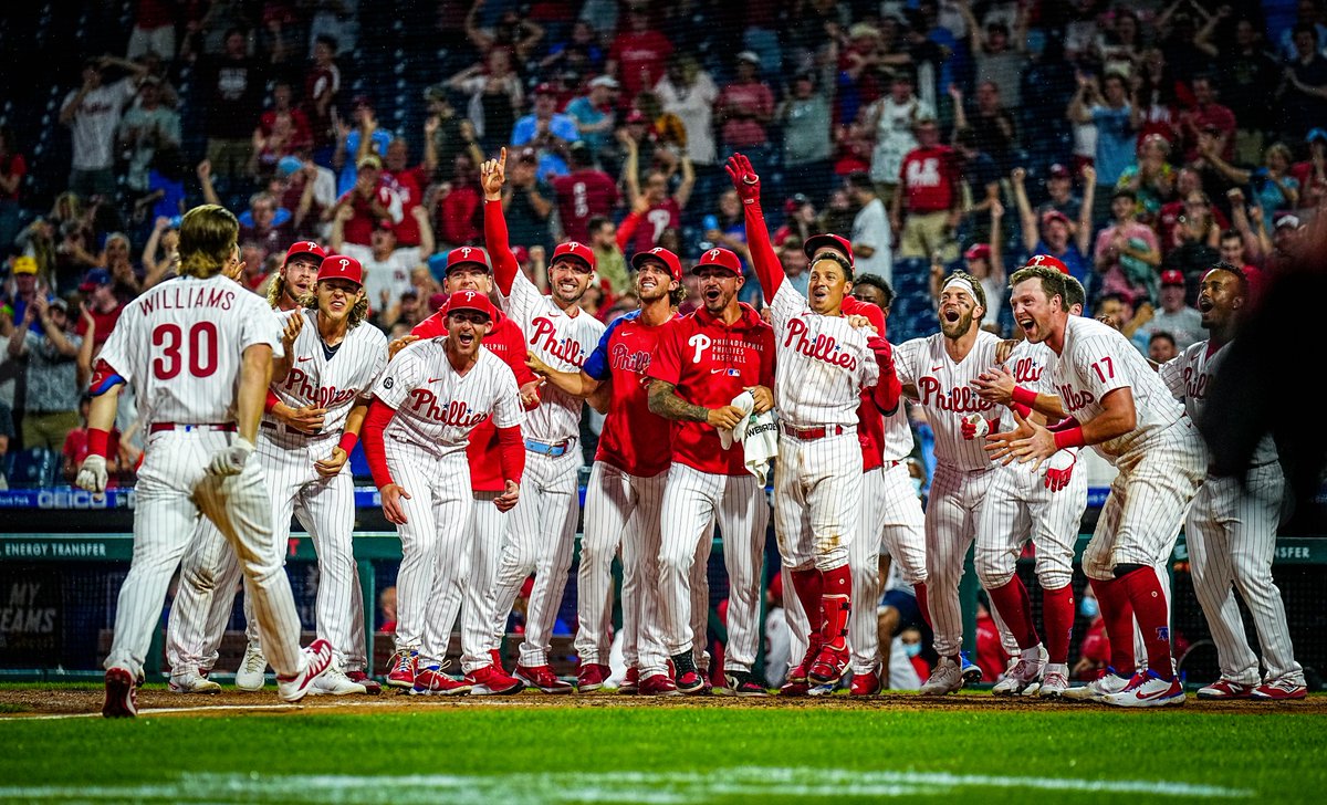 Phillies's tweet photo. Baseball walk-off content >>>>>>>>> https://t.co/IVSFzzT5RL