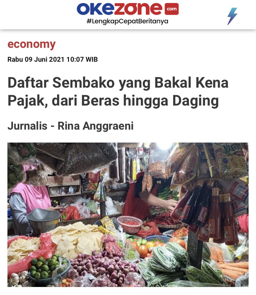 rame rame sembako aka kebutuhan primer kena ppn 12%, sementara itu barang yang kebutuhan sekunder: