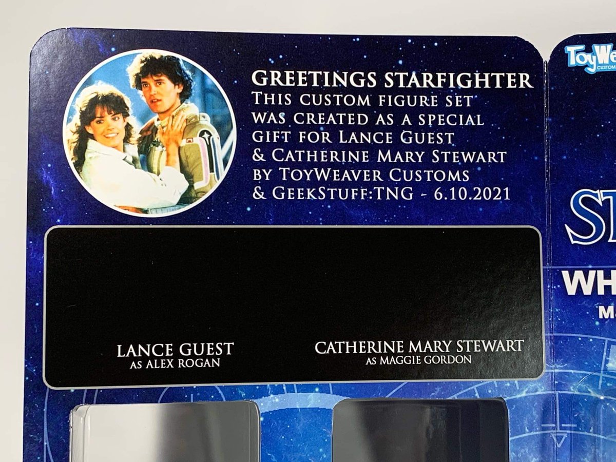 bkgeekstuff's tweet image. Get your contest questions in 4 “A Question For Lance and/or Catherine!”
If your question has never been asked b4 (good taste only), you’ll be qualified & entered to win a Special Edition ToyWeaver cardback, signed by Lance & Catherine! For more info, Facebook.com/GeekStuffTNG! 😃