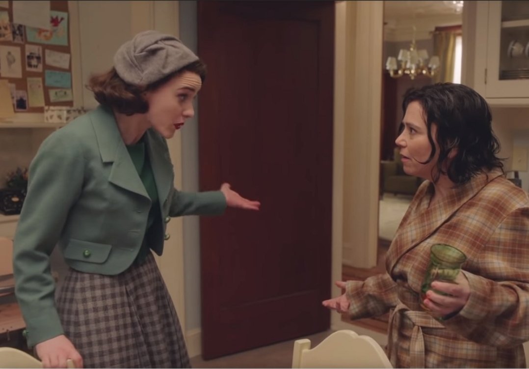 FilmyBandits's tweet photo. Caught myself smiling in the middle of the night. When I woke up in the morning, realised it was the characters of @MaiselTV that was up to some of their trademark antics. That's how funny &amp; marvellous the entire cast of #MrsMaisel is. Simply lovable &amp; insane !😜🤣 @PrimeVideoIN https://t.co/NHzT3kM5mM