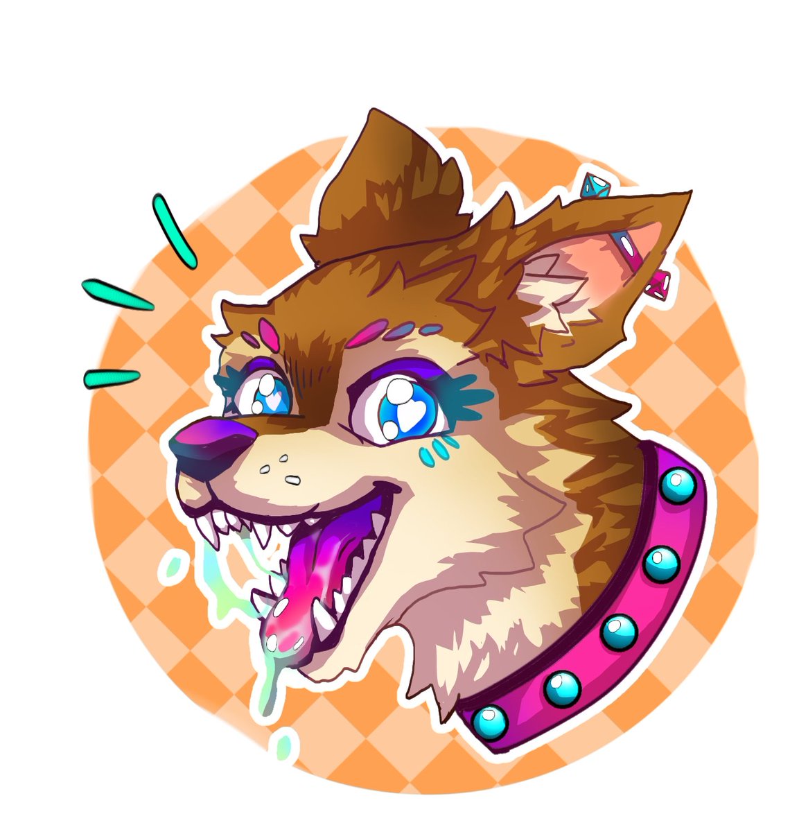 joyflame_pink's tweet photo. Another headshot. I love drawing colorful headshots.🐰🌈

.
#headshot #furryart #Commission 
#ArtistOnTwitter https://t.co/SuPlWKddGL