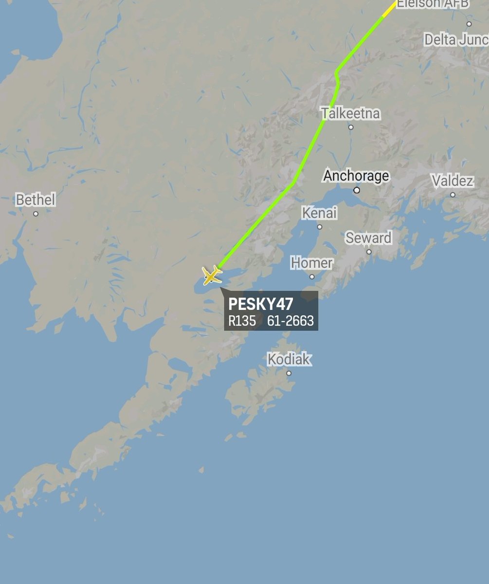 is_keelu's tweet photo. #USAF
Boeing RC-135S Cobra Ball
#PESKY47 61-2663 #Alaska https://t.co/b5Te3U7yBI