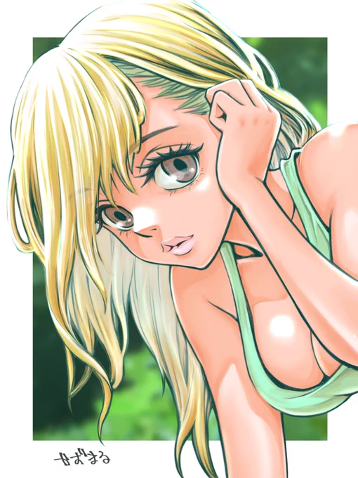 新しい塗り方で時短出来るか試してみたら、めちゃくちゃ時間かかってゲンナリ_:('ཀ`」 ∠):
まだまだ模索中😅

#絵描きさんと繫がりたい #絵柄が好みって人にフォローされたい #イラスト 