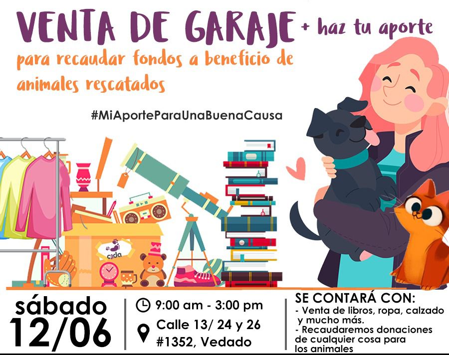 briscacuba's tweet photo. ¡Buenas noches! 

Les anunciamos que estaremos presentes con nuestros productos este sábado de 9:00 AM - 3:00 PM en una venta de garaje para recaudar fondos en beneficio de animales rescatados. 

El 5% de nuestra venta será donado a la causa.

#MiAporteParaUnaBuenaCausa https://t.co/g06Tjw7cZ0