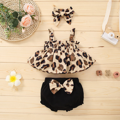 Summer baby girl leopard print sling top and pants outfit...#outfitoftheday #babygirl #mom #momlife #fashionweek #fashionista❤️❤️❤️

sotitch.com/products/summe…