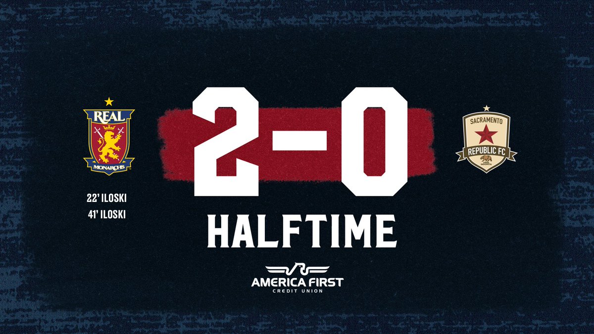 RealMonarchs's tweet photo. An Iloski brace has us ahead at the break
#SLCvSAC | @AFCU https://t.co/fnPjK8QuPG