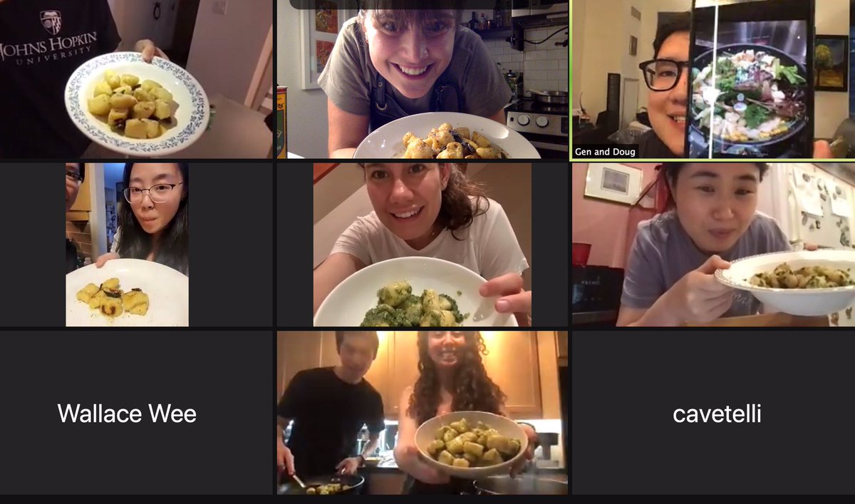 IHPME Clin Epi class, virtual social series Step 2: Cooking class led by <a href="/KatherineSawic1/">Katherine Sawicka</a> 📷 Ricotta Gnocchi from scratch!! <a href="/Doulia_Hamad/">Doulia Hamad MD</a> 
<a href="/ihpmeuoft/">IHPME</a> <a href="/JillTinmouth/">Jill Tinmouth</a> <a href="/SindhuJohnson5/">Sindhu Johnson</a>