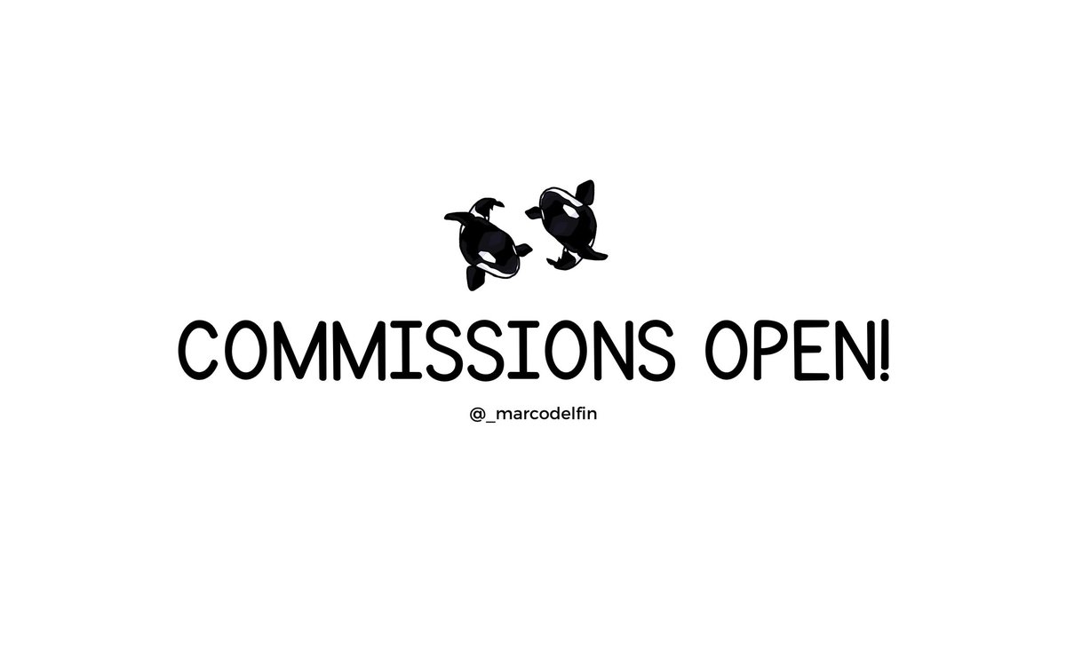 _marcodelfin's tweet image. Commissions Open!

hallo, I'm opening my commissions again with a new artstyle! hit me up if ur interested!

RTs are appreciated🐬#artph