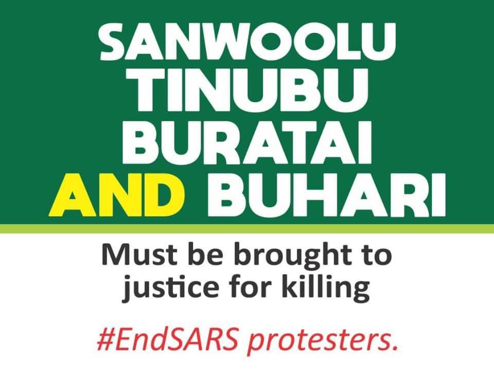 sowore's tweet photo. #BuhariMustGo The quest for justice begins now! The massacre of peaceful #EndSARS protesters at Lekki toll gate will not go unpunished #June12thProtest https://t.co/OulUTmOwnE