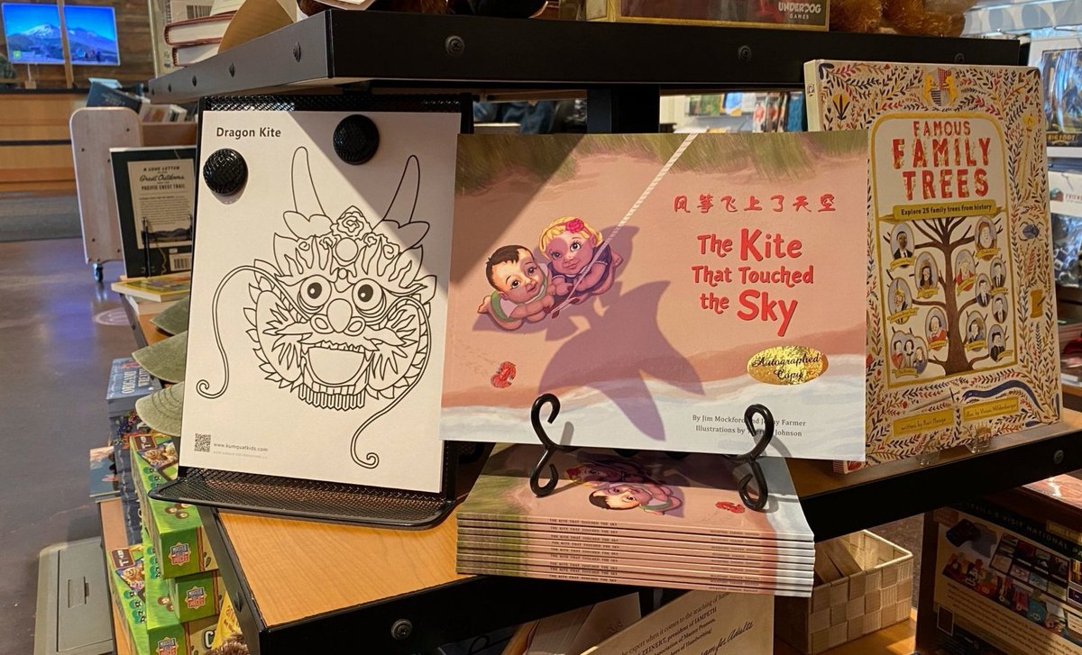 kumquatkidspro1's tweet photo. We are delighted to have our book on sale at the Fort Vancouver Gift Shop! #fortvancouvernps #kiteflying #childrensbooks #bilingualbooks #scbwi #wilwrite #northwestchinacouncil #kumquatkidsproductions https://t.co/vg5AZ7CewQ