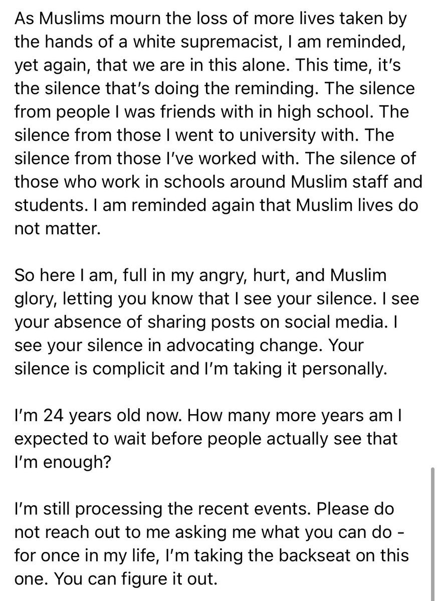 Today, someone I respect and love dearly reminded me about the importance of my voice. While I process and mourn with my community, here is a snippet of my story.