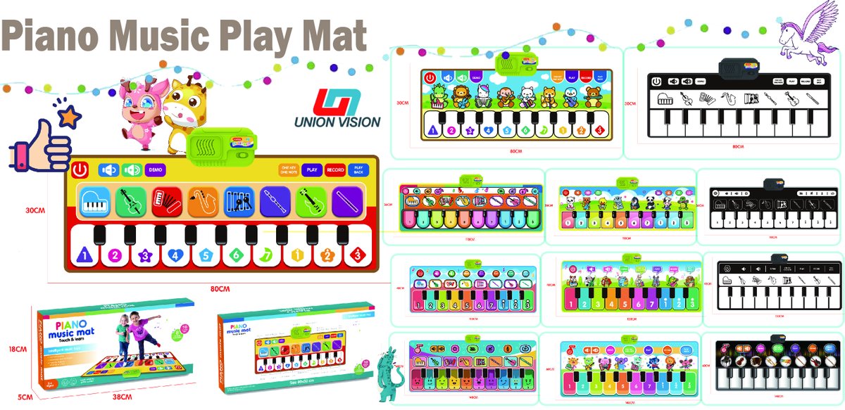 hope everything goes well.

Here share the Collection of Piano Music Play Mat .
1）Multiple ways to play
2）Easy to carry
3）Safe to use
4）Price is competitive , quality is good  , test report is no problem  .
any interested, feel free to messsage .