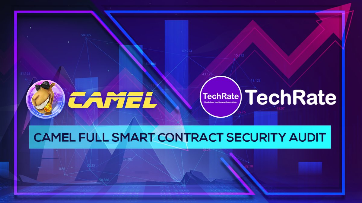 🔰 Congratulations to the team for passing the Techrate Security Audit(techrate.org). The results of all audit items in the smart contract are passed!
🛡 Link: github.com/TechRate/Smart…
🔸 Website: camelswap.net 
🔸 Telegram group: t.me/camelswapcommu…