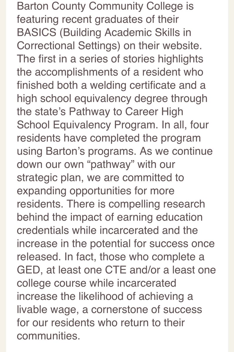 KansasPrison1's tweet photo. @KSCorrections updates families. It’s great. But it’s turned into a toot your own horn thing. And comes off tonedeaf. Info about visits longer than an hour? A hug? A kiss? Programs are great. But have a long sentence? DRs? You don’t qualify. #goodstart #ksleg #prison #domore https://t.co/tQgXzWGhiQ