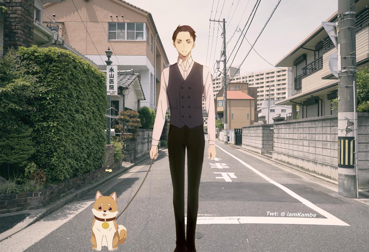 Good Day. I am just taking Anime Puppee for a walk. #PetAppreciationWeek