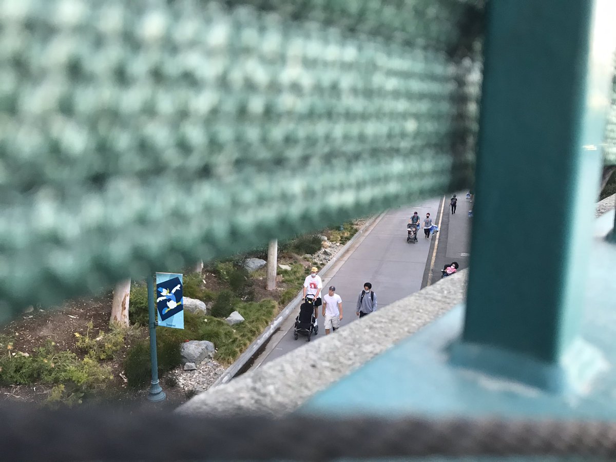 MagicAndWalnut's tweet image. A privacy screen has been installed along the green fence that runs the length of the @Disneyland tram route, further insulating guests from the “outside world” (of Disneyland Drive) as they traverse the half-mile tram route on foot.