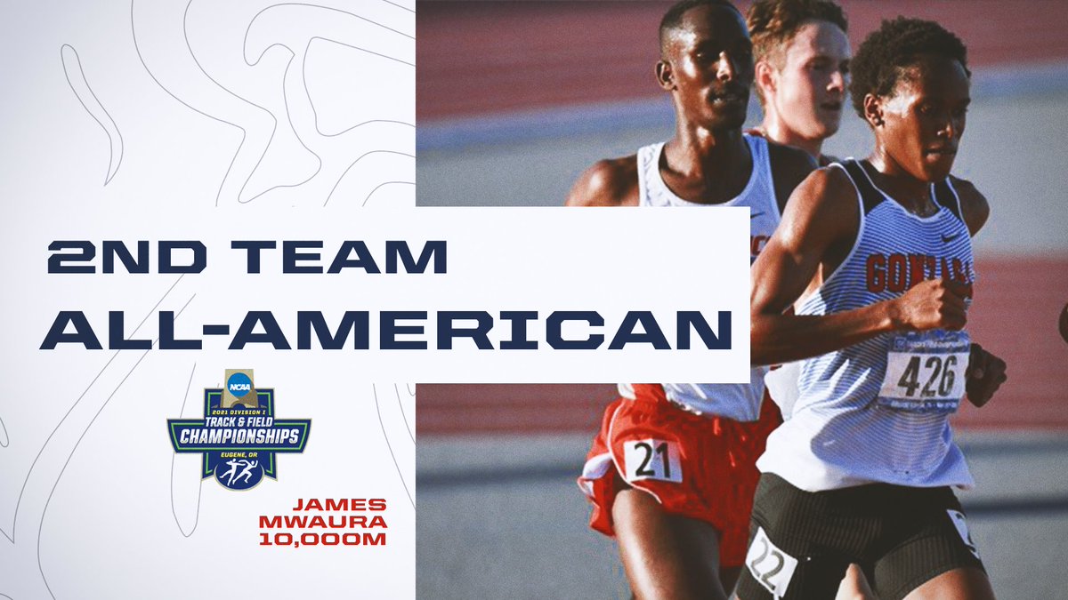 ZagRunning's tweet photo. What an effort! James Mwaura placed 9th in the 10,000-meter national final with a program record time of 27:50.44. https://t.co/rF4gcjfRqQ