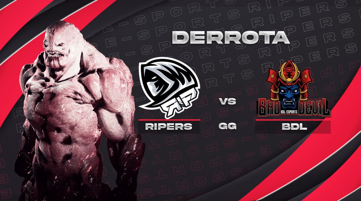 ☠️ DERROTA  ☠️

DEBUTANDO EN LA GRAN 🏆 <a href="/LigasUnidas/">Ligas Unidas de Latinoamerica</a>

La muerte cae ante un gran Rival que es  @BadDevilEsports
Nos vemos la siguiente Jornada 

 ☠️@xarell_
 ☠️@vecuz_c
 ☠️<a href="/legac0/">m.</a>
 ☠️ <a href="/iryuks_/">ryuks</a> 
☠️ @XYSMLG

Diseñó 💀 <a href="/bbyScrr/">𝓢𝓬𝓪𝓻𝓻♡︎</a>