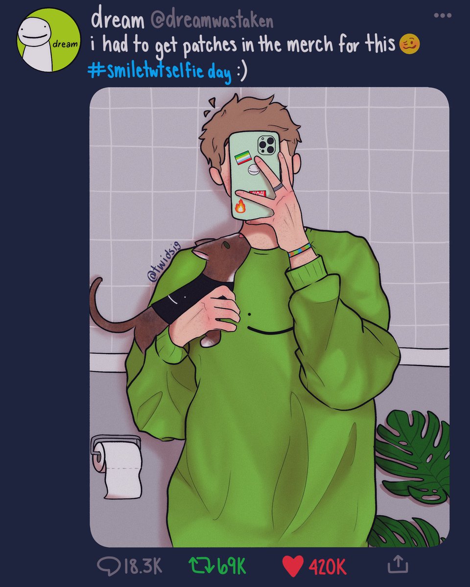twidsig's tweet image. manifesting more patches content…
rts appreciated :]
— — — —
[#dreamfanart #patchesfanart #smiletwtselfieday]