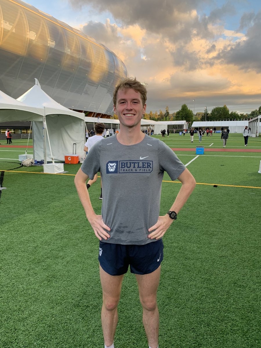 What a run for Barry Keane! 15th in the fastest NCAA 10000 ever! His lifetime best 28:28.18 is 2nd in school history! 🔥🔥🐶🐶 #Butler
