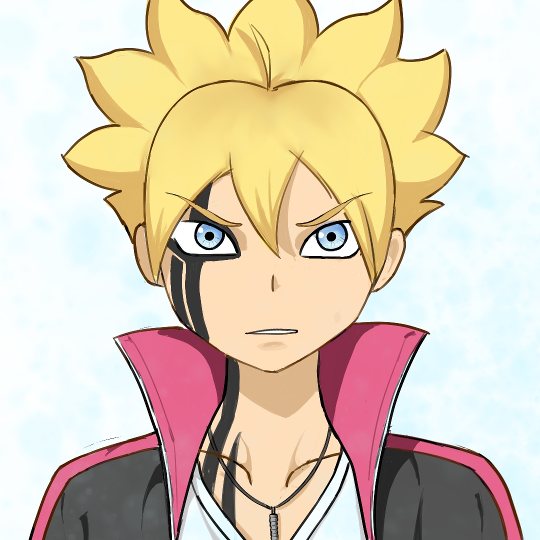 Raigecki's tweet photo. Hello, hope y'all having a great day. Don't be seething like this here Boruto! I wanted to draw a determined look, but he ended up just looking mad XD

#borutofanart #digitalart #borutokarma #drawing #animedrawings #boruto #blondehair #ninja #shinobi #beginnerartist #smallartist https://t.co/sOvFIFbeV2
