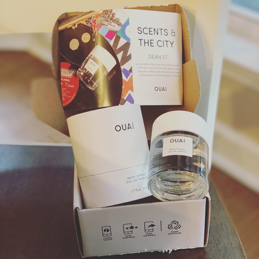 AshleyMarie322's tweet photo. Thank you influenster for this amazing scent I’ve needed to try out a new perfume for a while and I’m living for this I want more now!  #complimentary #OUAIDeanStreet @Influenster @theouai https://t.co/JbJFZ683VO