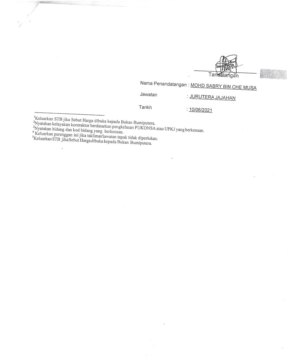 Notis Sebutharga 15/2021 (G2) 
forms.gle/JPAR2FmMVbaqbM…
Pendaftaran kehadiran dengan mengisi google form pada 17 Jun 2021 Jam 10.00 pagi sehingga 18 Jun 2021 Jam 10.00 pagi Jabatan Kerja Raya Negeri Kelantan @MOWorks <a href="/JKRMalaysia/">JKR Malaysia</a> <a href="/JKRKelantan/">ᴊᴋʀ ɴᴇɢᴇʀɪ ᴋᴇʟᴀɴᴛᴀɴ</a>
