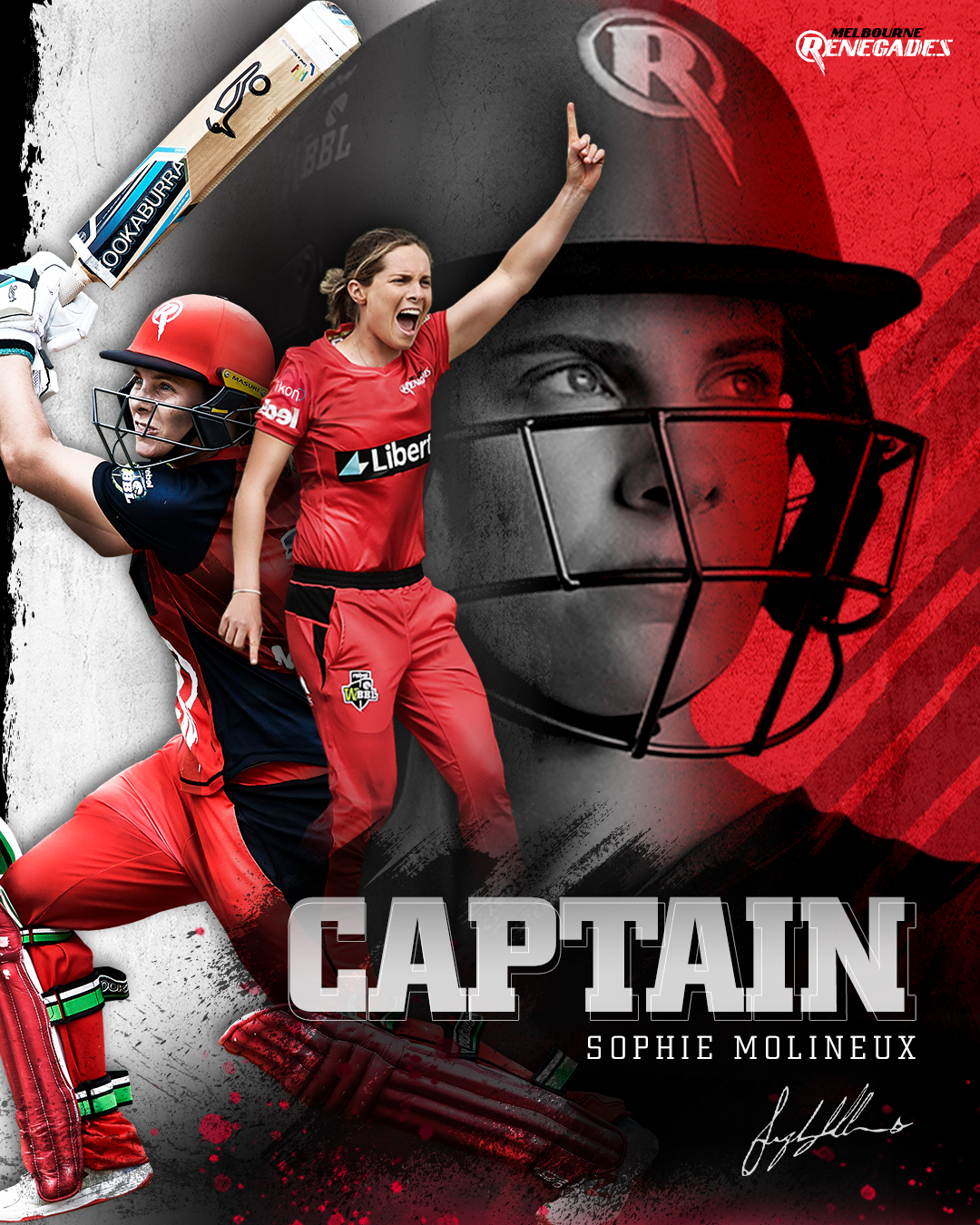 Renegades Wbbl There S A New Captain In Town She S Learnt From The Best Now It S Sophie Molineux S Time To Lead Our Club Details T Co Vsfi8cshj4 Getonred T Co Ofl45dcevo Twitter